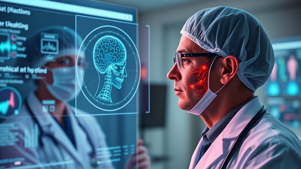 doctor brain scan tech