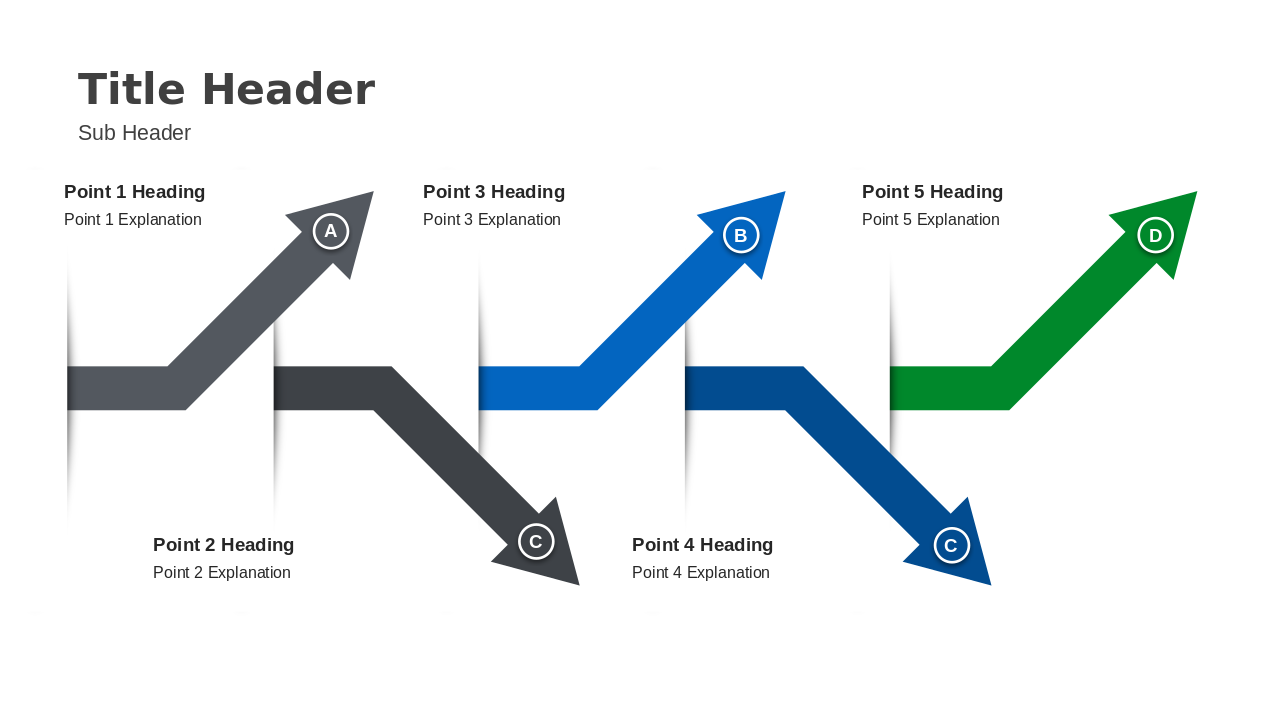 Flow chart PowerPoint template with editable slides for presentations
