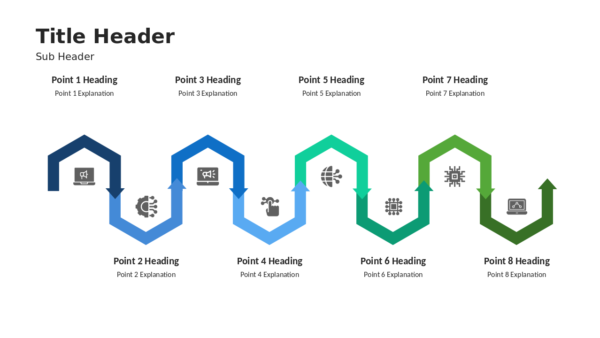 Infographic Flowchart Template for PowerPoint Presentation