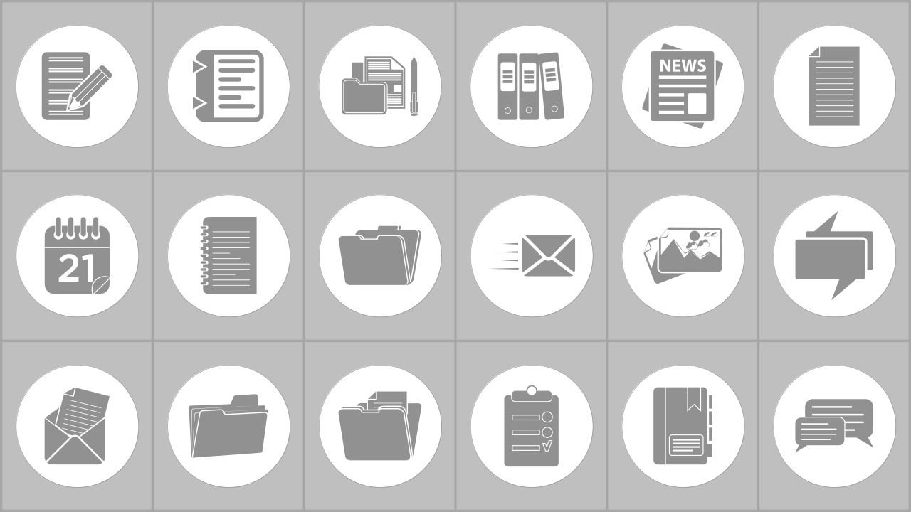 Visual Slide Concept Diagram Business Edition