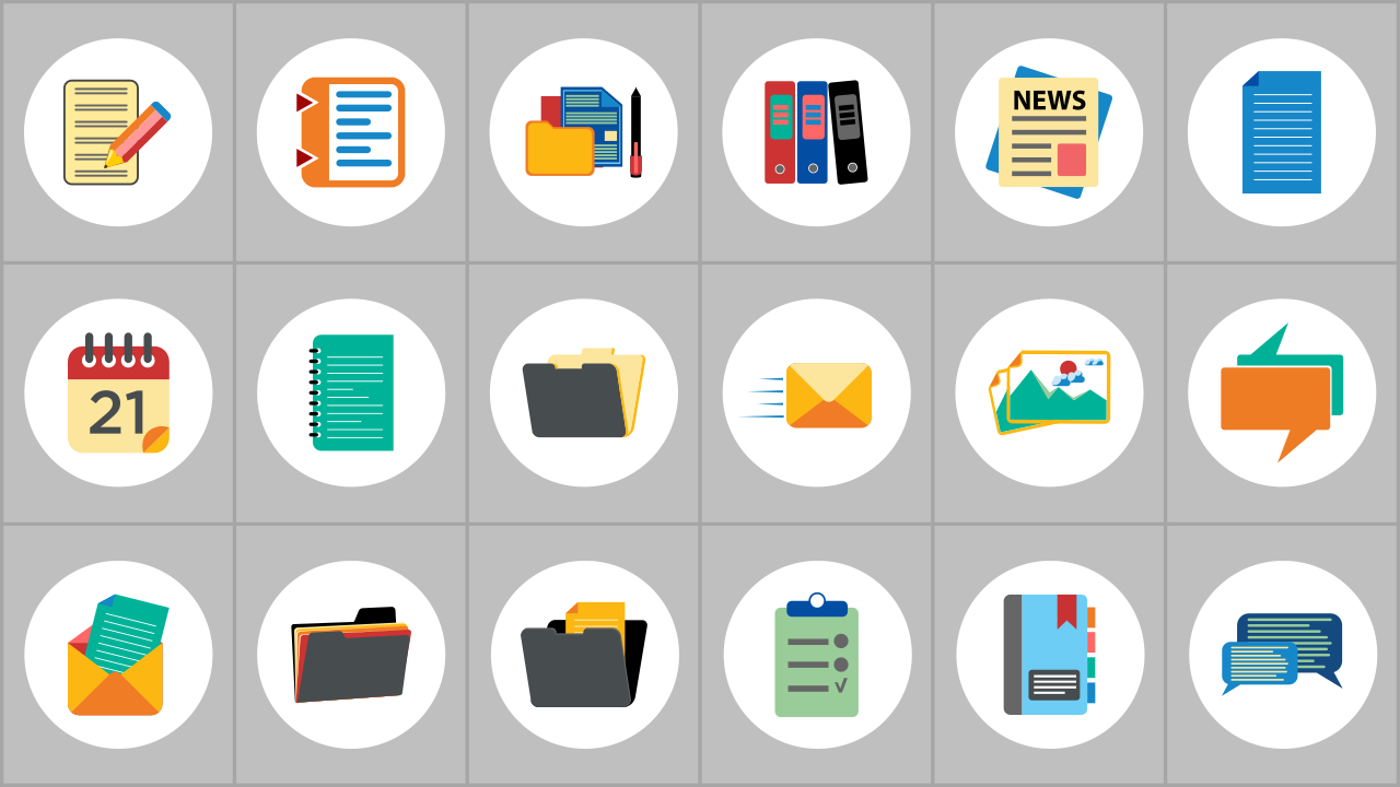 Visual Slide Concept Diagram Infographic Style