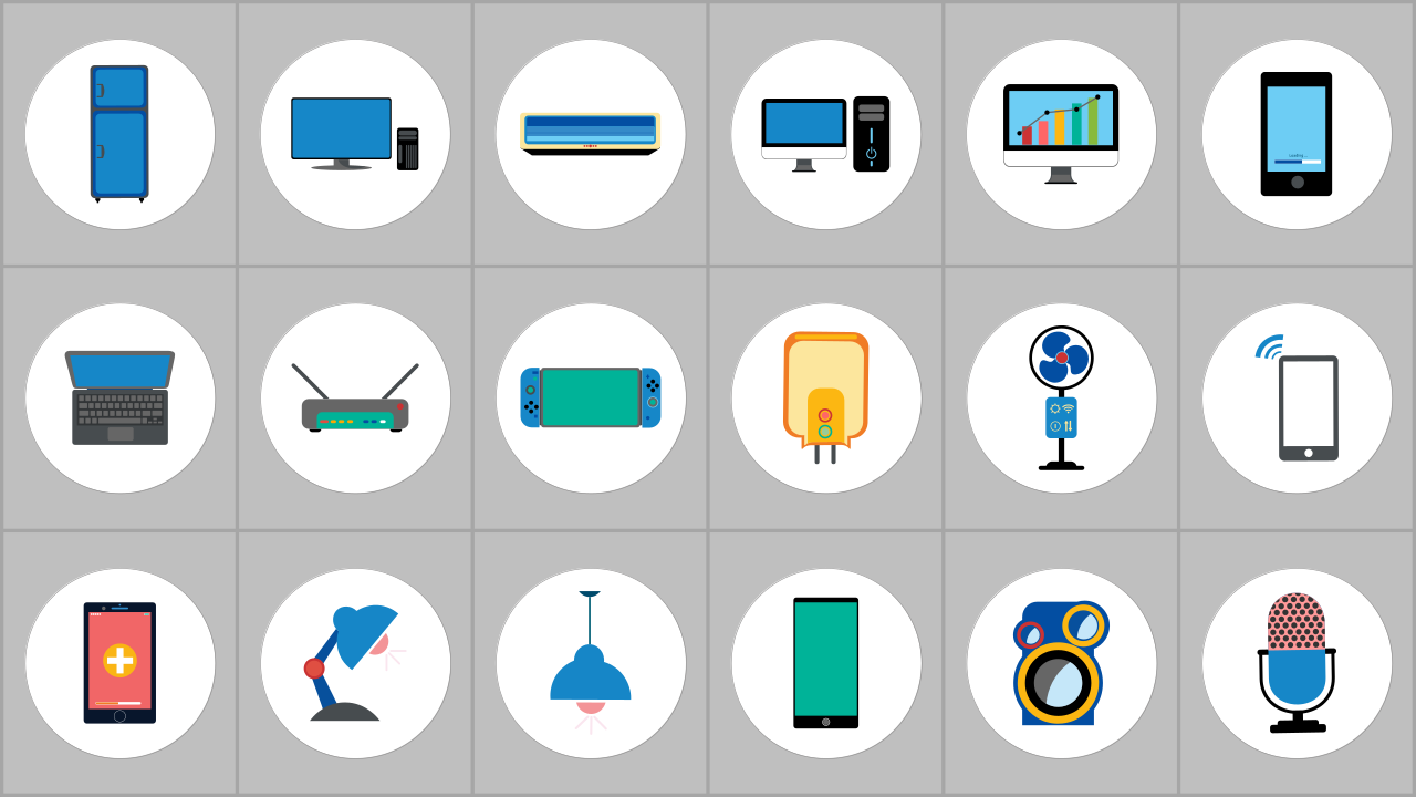 Visual Slide Concept Diagram Two Column