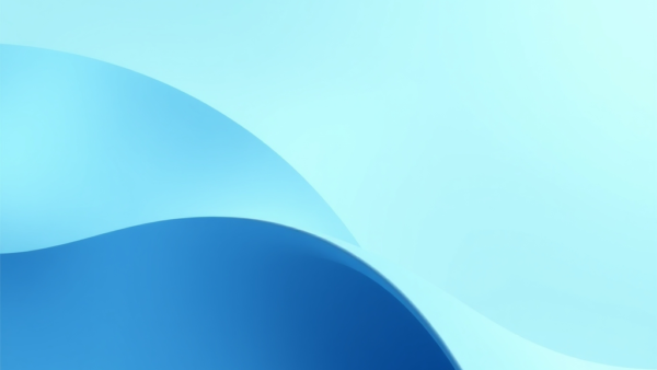 Blue Wave Gradient Background Abstract Design