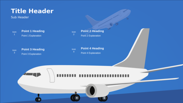 Aircraft Safety Audit Report Four Steps Presentation Graphic for Aviation Safety and Audit Report Presentations – Overview
