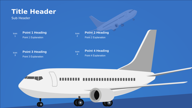 Marketplace Aircraft Safety Audit Report Four Steps Presentation Graphic for Aviation Safety and Audit Report Presentations – Overview
