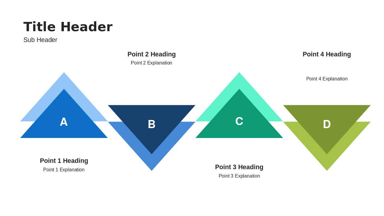 Arrow Diagram Four Steps PowerPoint Template Editable Slides for Sequential Process and Roadmap Presentations – Data Visualization
