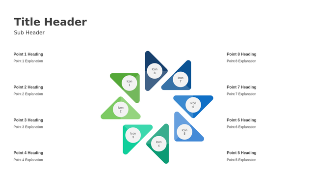 Marketplace Eight Step Infographic PPT – BI Competency Template – Visual Layout