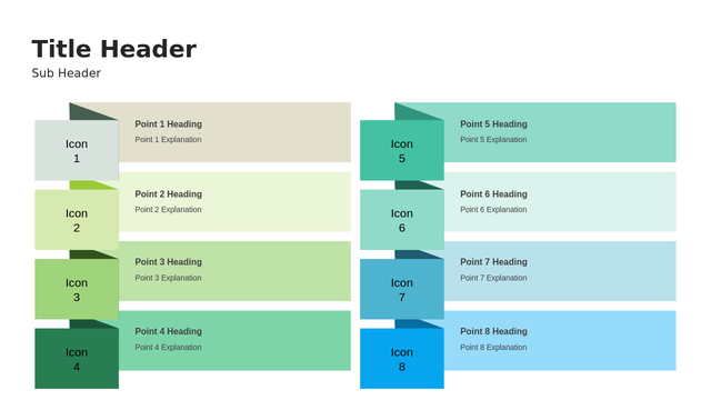Marketplace Eight Step Infographic PPT – Change Management Template – Concept Framework