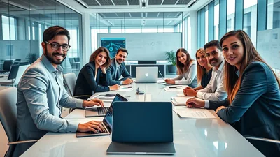 A Modern Corporate Business Environment Grid