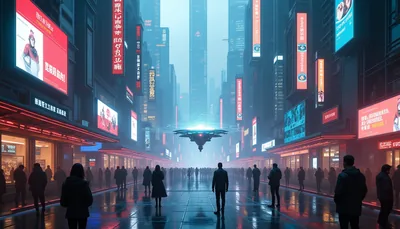 A Sprawling Futuristic Metropolis Orbit