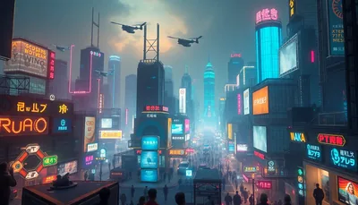 A Sprawling Futuristic Metropolis