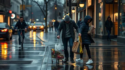 A Stranger Helping Another Person Platinum