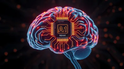 AI Chip Embedded in Human Brain Heron