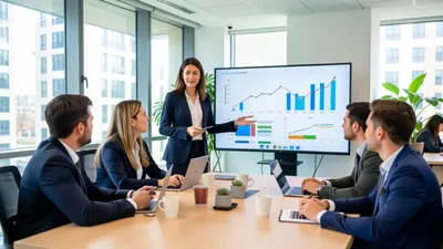 Blog Business Analyst Presenting Data Insights