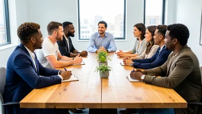 Blog Diverse Group of People Engaged in a Discussion