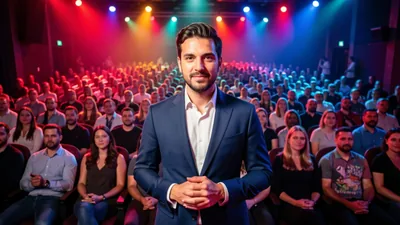 Blog Dramatic Colourful Photo of Entrepreneur