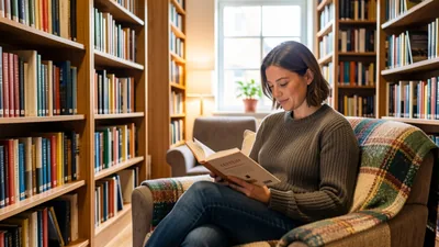 Blog Real Photo Scene of a Person Reading a Book