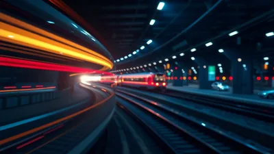 Bullet Train Digital Light Effect