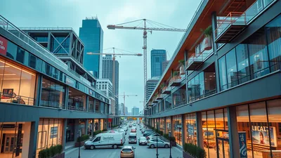 Construction Malls in a City