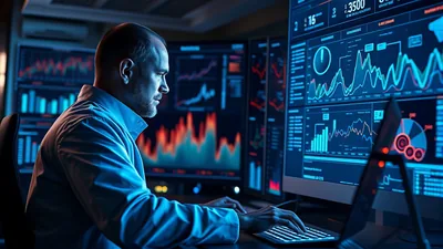 Data Scientist Analyzing Massive Data Strand