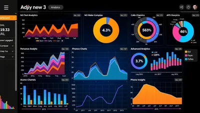 Digital Dashboard UI with Advanced Analytics Indigo