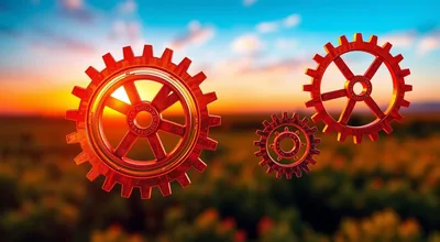 Digital Gears with Attractive Aurora
