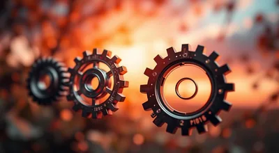 Digital Gears with Attractive Cipher