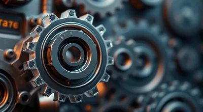 Digital Gears with Attractive Glacier
