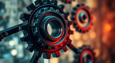 Digital Gears with Attractive Orbit