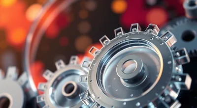 Digital Transparent Gears with Light Daybreak