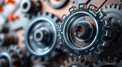 Digital Transparent Gears with Light Sundown