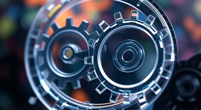 Digital Transparent Gears with Light Twilight