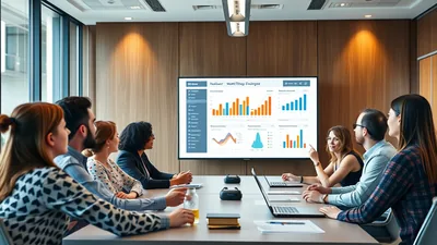 Diverse Business Professionals Dusk