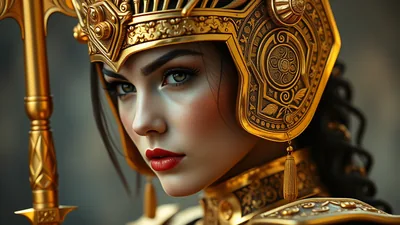 Gold Waring Lady