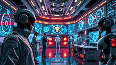 High Tech Artificial Intelligence Element