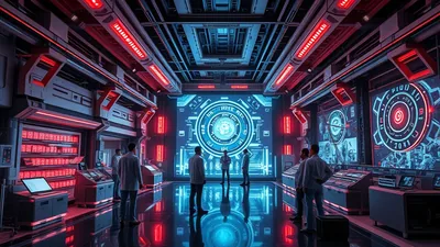 High Tech Artificial Intelligence Tessellate