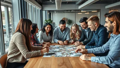 Large Team Assembling Photo Puzzle