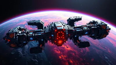 Massive Space Station Operated Cyclone