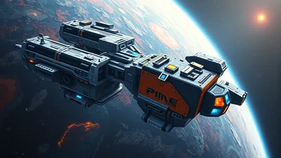 Massive Space Station Operated Eclipse