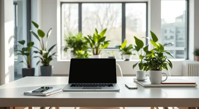 Premium Modern Office Workspace Raven