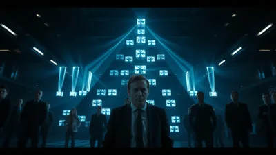 Pyramid of Flower Pattern Screens