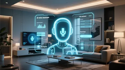 Smart AI Voice Assistant Projection Scarlet
