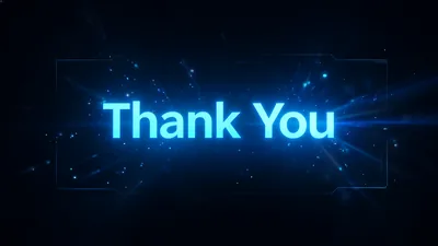 Ultra Modern Digital Thank You